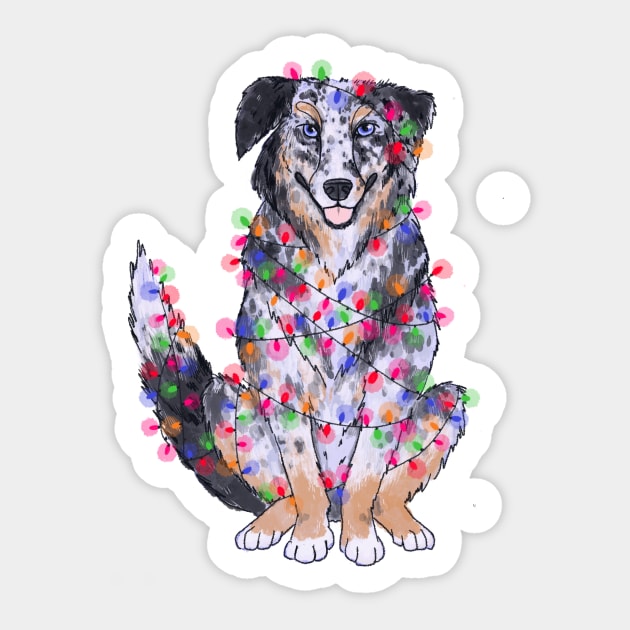 Deck the Paws! Sticker by InkedinRed